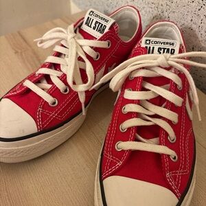 Converse Women’s Red All Star Sneakers